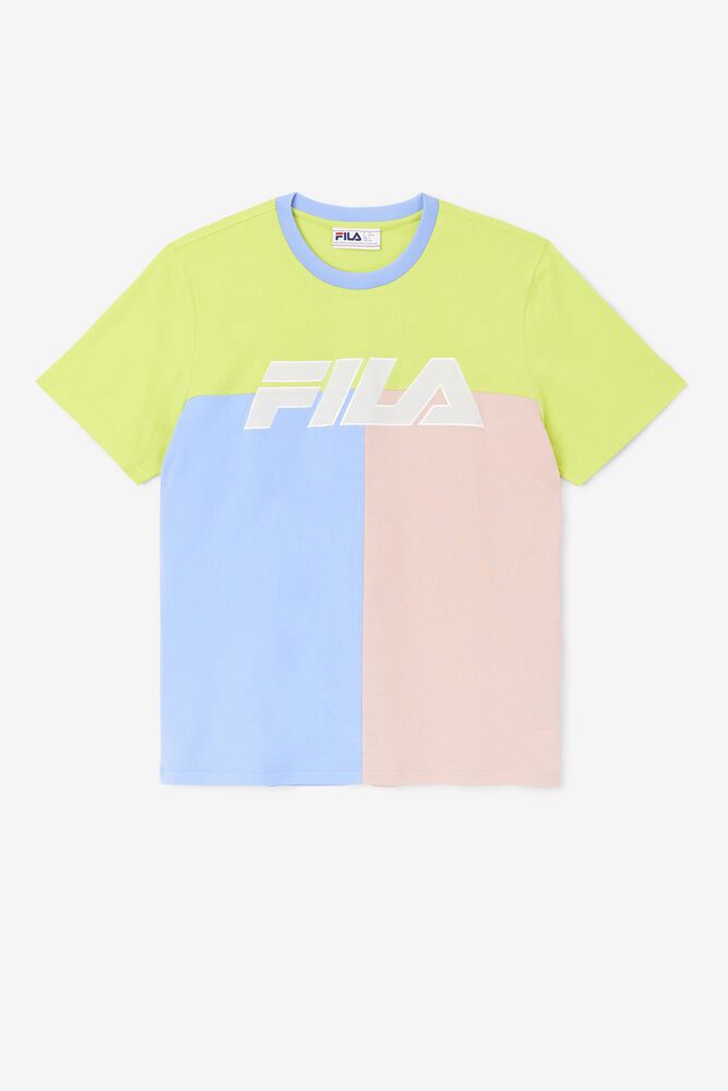 Fila T-Shirt Anvit Crew Mens Blue - India VGH-836597